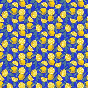 X-small scale • Juice Lemons Blue Fruit - Lemons Pop Art