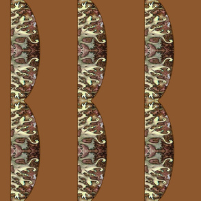 ART NOUVEAU Organic Curves Border 1