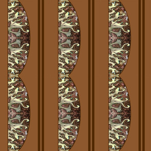 ART NOUVEAU Organic Curves Border 2