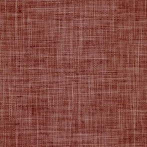 Burnt Rust Red Hessian Linen Texture