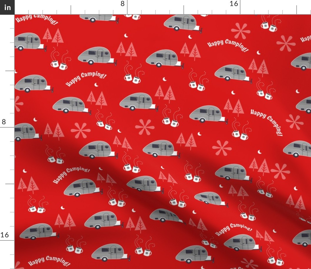 Happy Camping Tabs! Red 400 Stripe