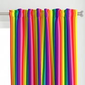 LGBT Eight Rainbow 1" Vertical Stripes - Medium