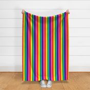 LGBT Eight Rainbow 1" Vertical Stripes - Medium