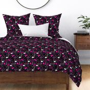 Flamingo Flock (Black)