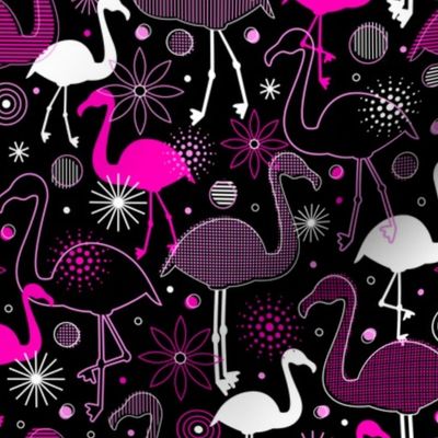 Flamingo Flock (Black)