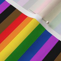 1/2" Horizontal People of Color Inclusive Stripes - Small
