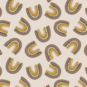 scattered leopard horseshoe rainbow_beige brown white gold taupe