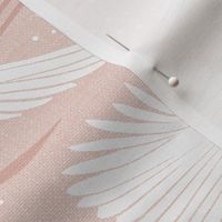 Soaring Wings - Blush  Pink Crane Large Scale