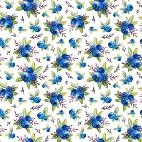 blueberry seamless pattern l