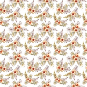 pattern with hibiscus s