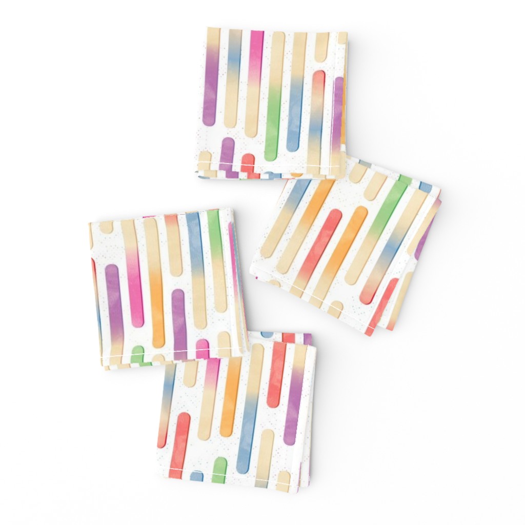 Stained Popsicle Sticks