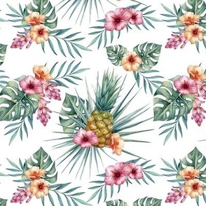 pattern with pineapple s