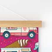 ice cream trucks - raspberry