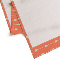 Paddles - orange and mint