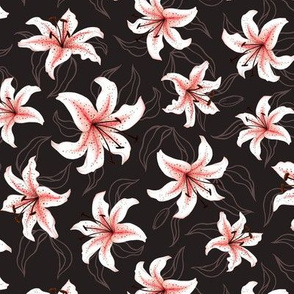 Lilies - Black