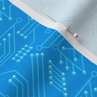 Robot coordinates - circuit board - blue