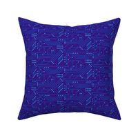 Robot coordinates - circuit board - dark blue