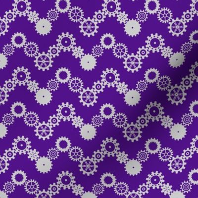 Robot coordinates - cog chevron - purple