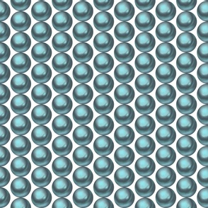 Turquoise pearls 3D jewels wedding Fabric