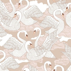 Swans {Cotton} medium