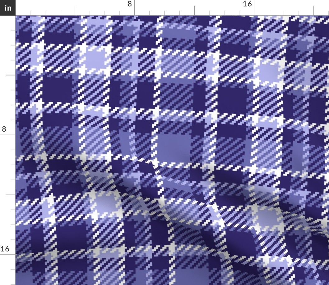 Very Peri purple tartan plaid