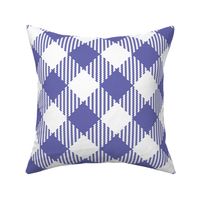 Very Peri gingham diagonal check