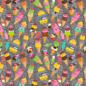 Ice Cream Surprise on Dark Grey small