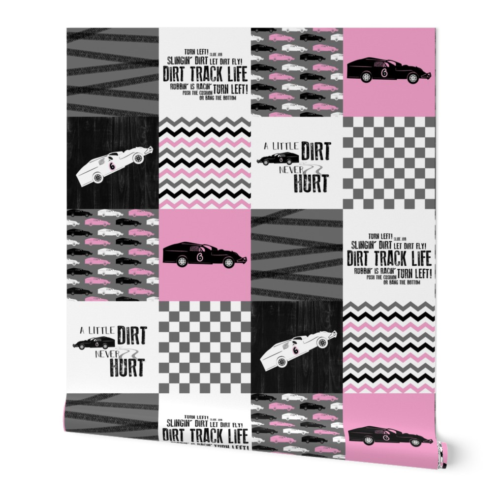 Dirt Track Racing/Dirt Track Life (Modified Model) - Wholecloth Cheater Quilt 