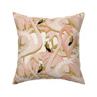 golden flamingo linen