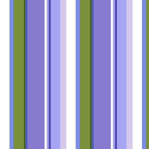 Stripes Coordinate Sm | Periwinkle/White/Blue/Green/Lavender