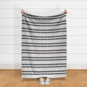 Mudcloth beige gray background with black triangles, geometric shaper