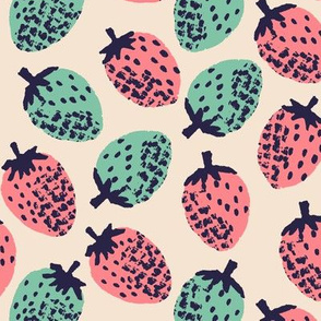 Strawberries ~ Retro