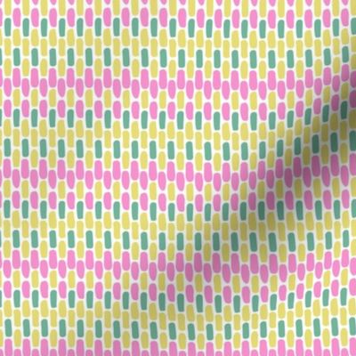 Pink, Yellow and Green Weave
