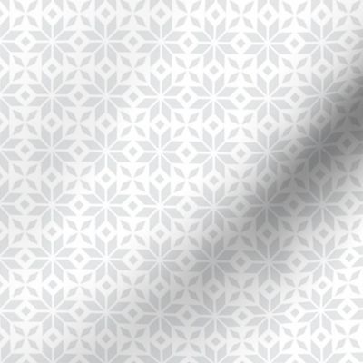 24023 Gray Snowflake Pattern