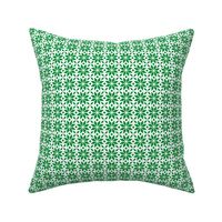Green Snowflake  Pattern