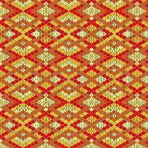 Snakeskin 13 indian summer pattern