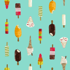 ice cream- tospy vertical stripe