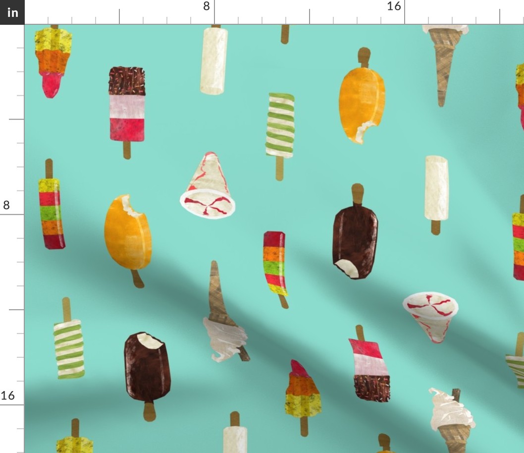 ice cream- tospy vertical stripe