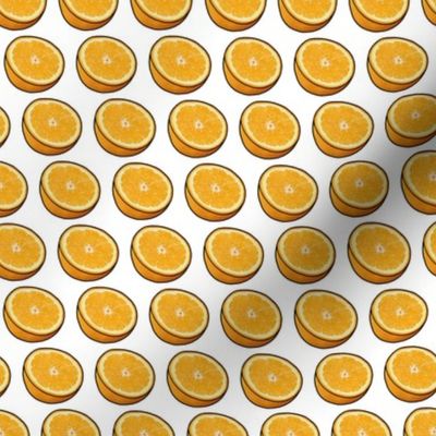 Orange Citrus Oranges on White, Medium