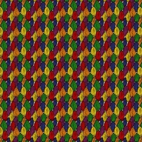 Vagina Fabric in Rainbow, X Small