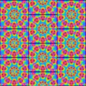 Neon Tie-Dye Tiling