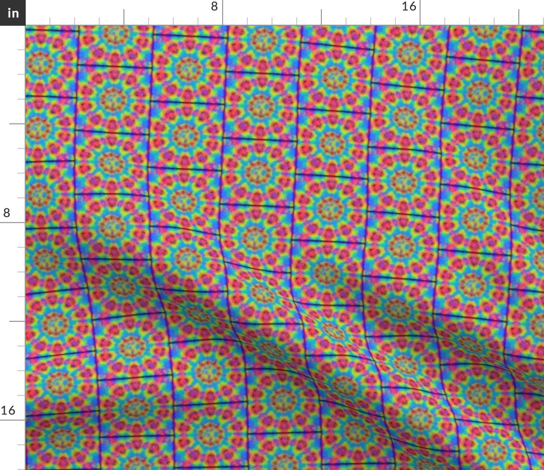 Neon Tie-Dye Tiling