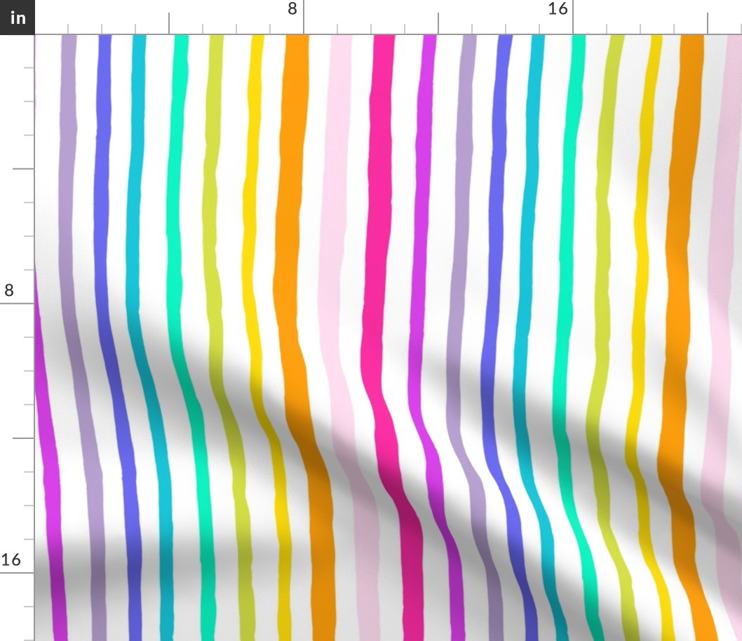 Rainbow Stripes - Vertical