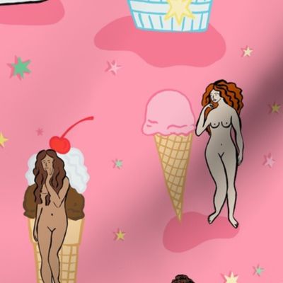 Venus of Ice Cream Pink