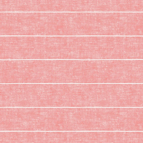 farmhouse stripes - coral - LAD20