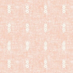 cross dash - mudcloth stripes - pink - LAD20