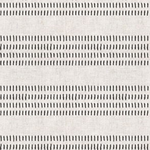 farmhouse stitch -  charcoal stripes - LAD20