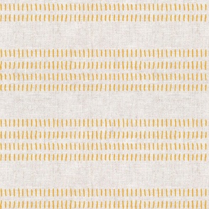 farmhouse stitch -  yellow stripes - LAD20