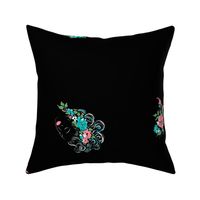 Hazel Scott Floral (black)