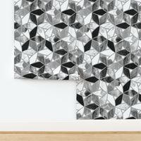 Black & White Marble Mosaic (Large Version) 